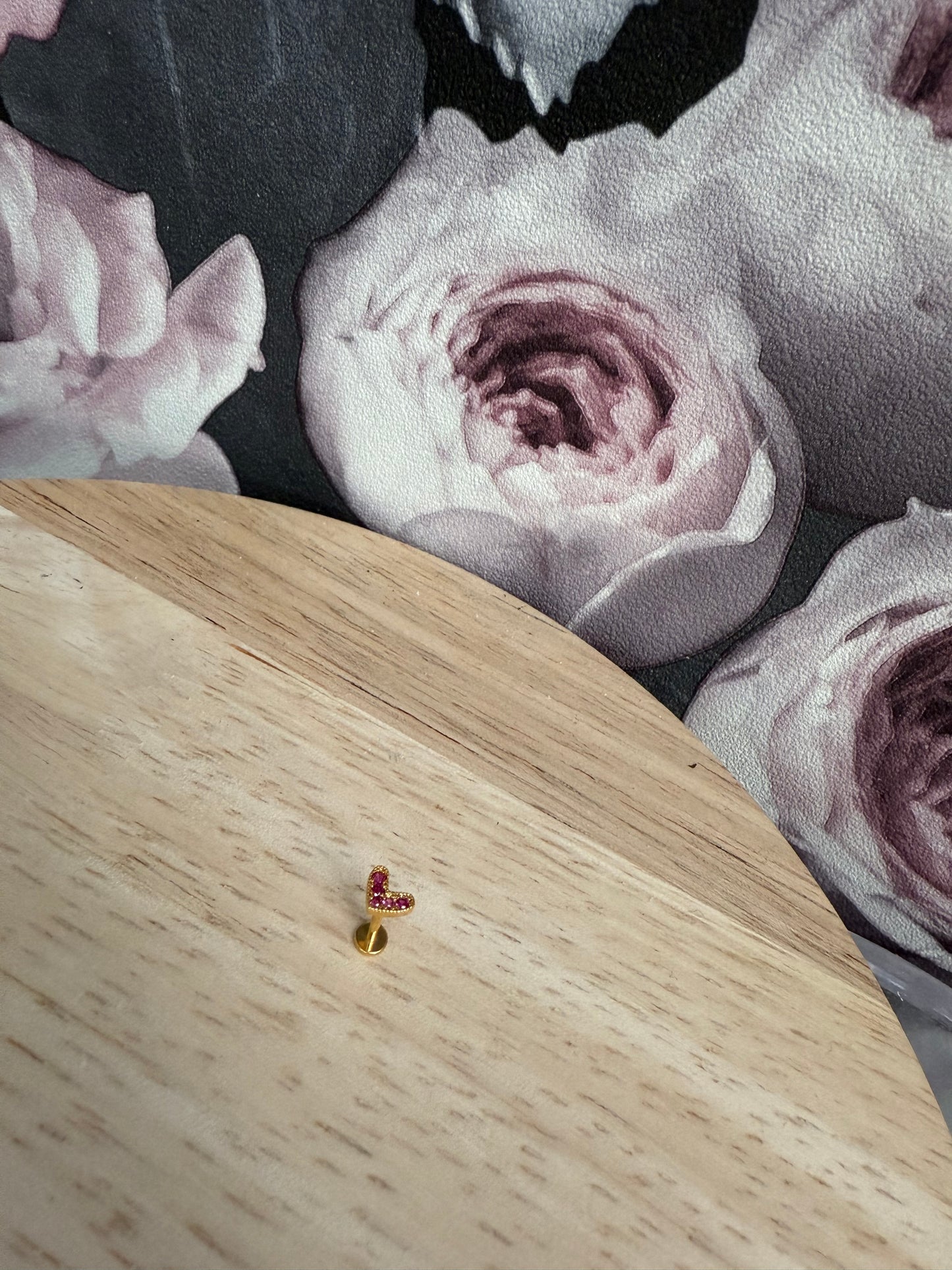 Boucles d’oreilles cœur rouge