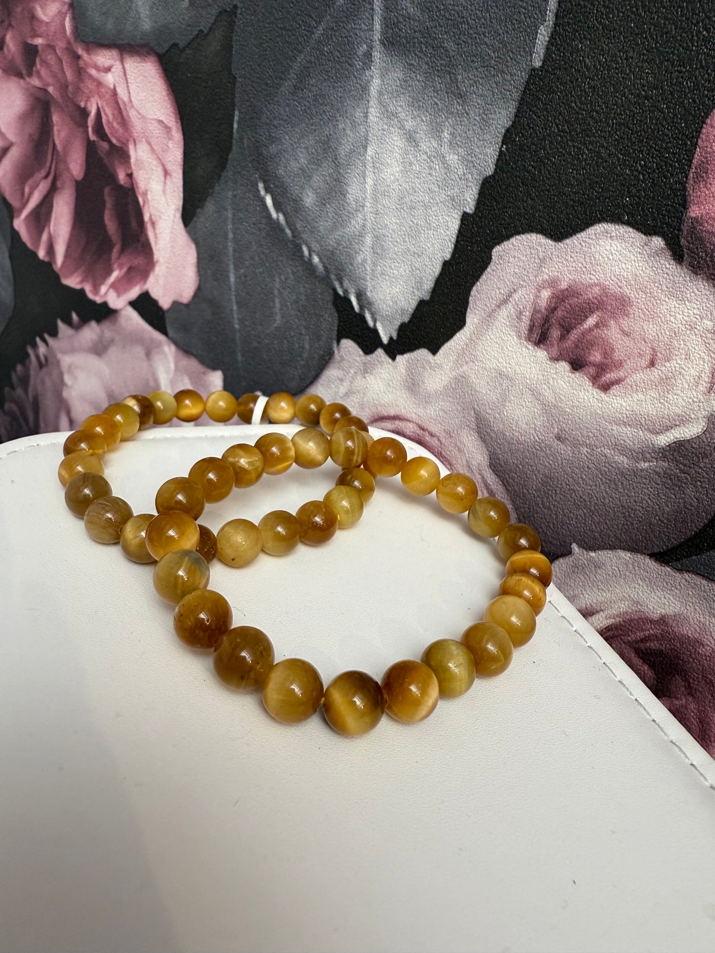 Bracelet œil de tigre doré