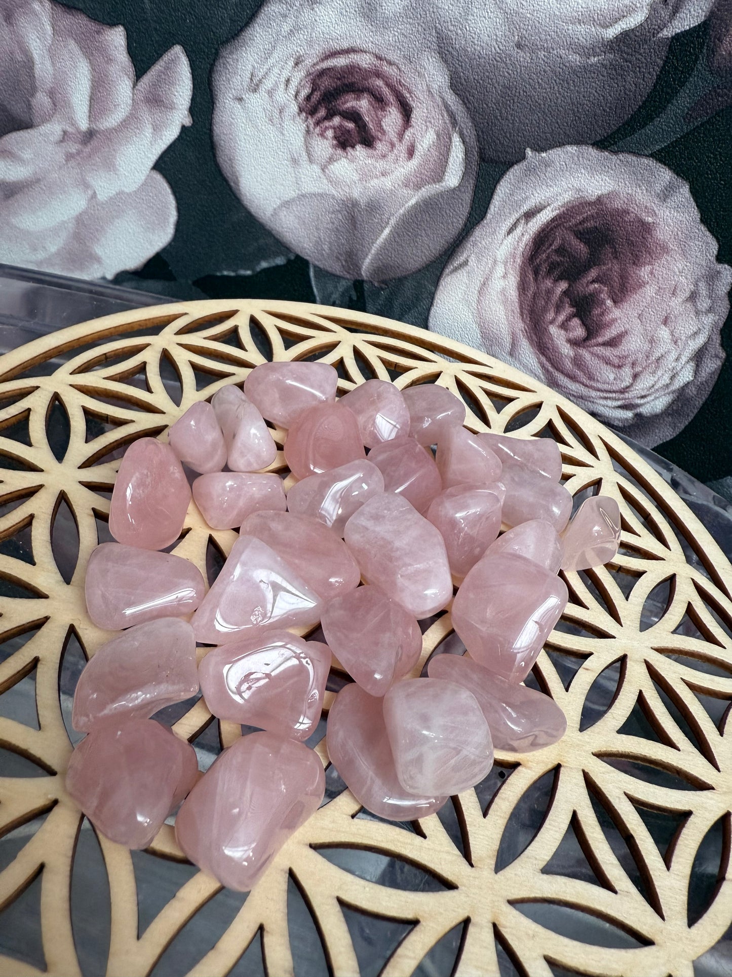 Pierres roulées quartz rose