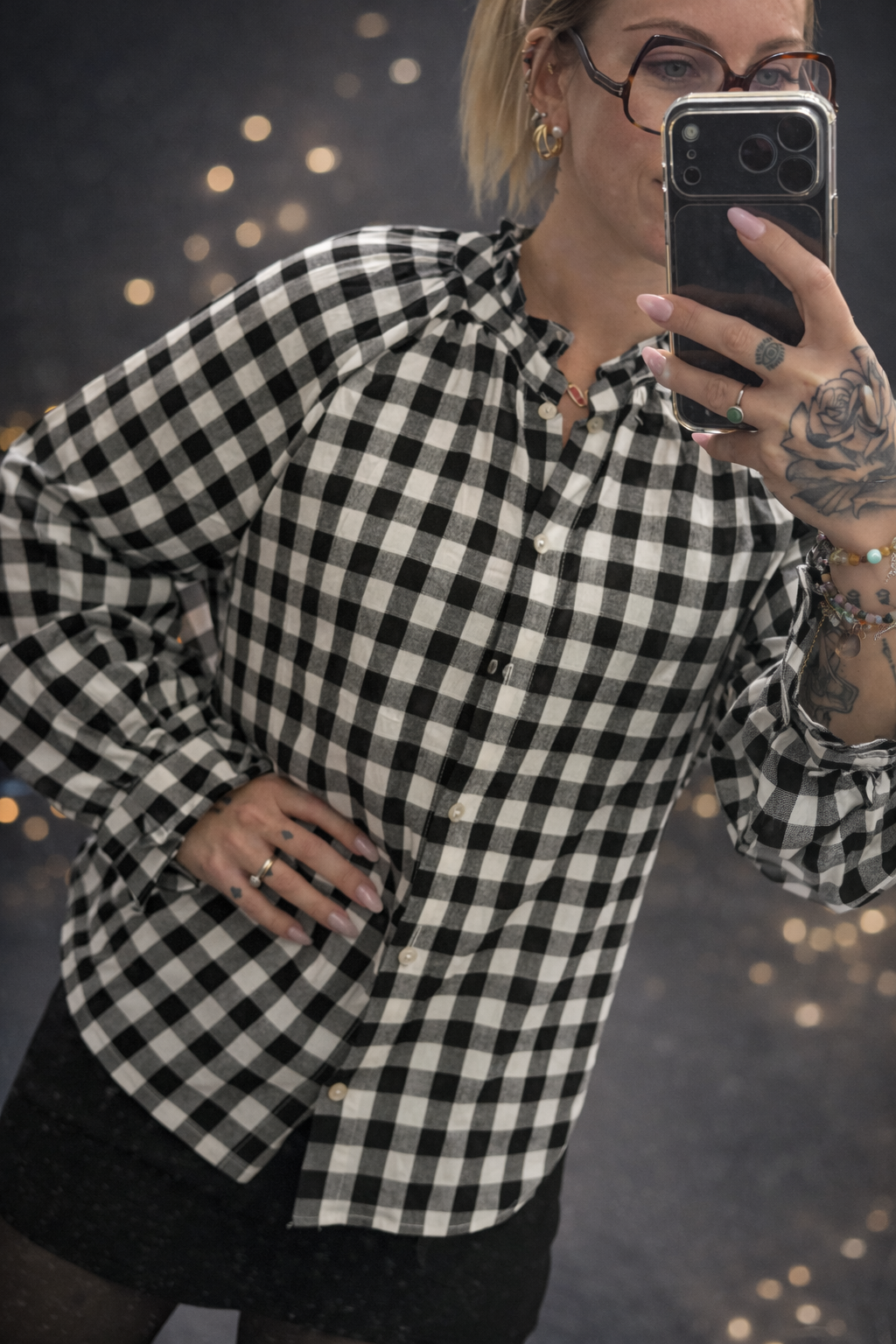 Chemise Jack noire & blanche