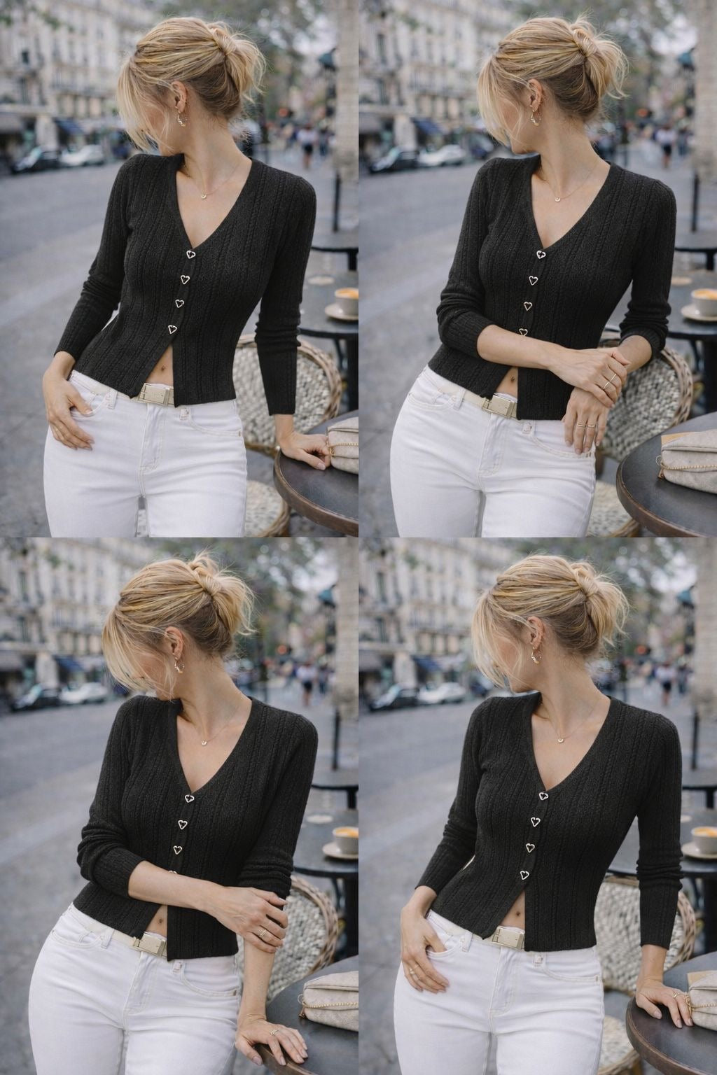 ✨ Gilet Yves Noir — l’élégance facile au quotidien 🖤