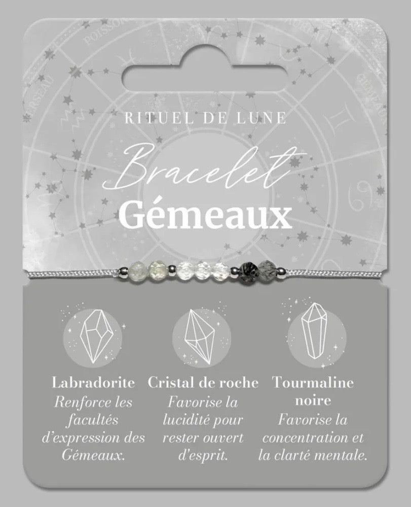 Bracelet astro gémeaux
