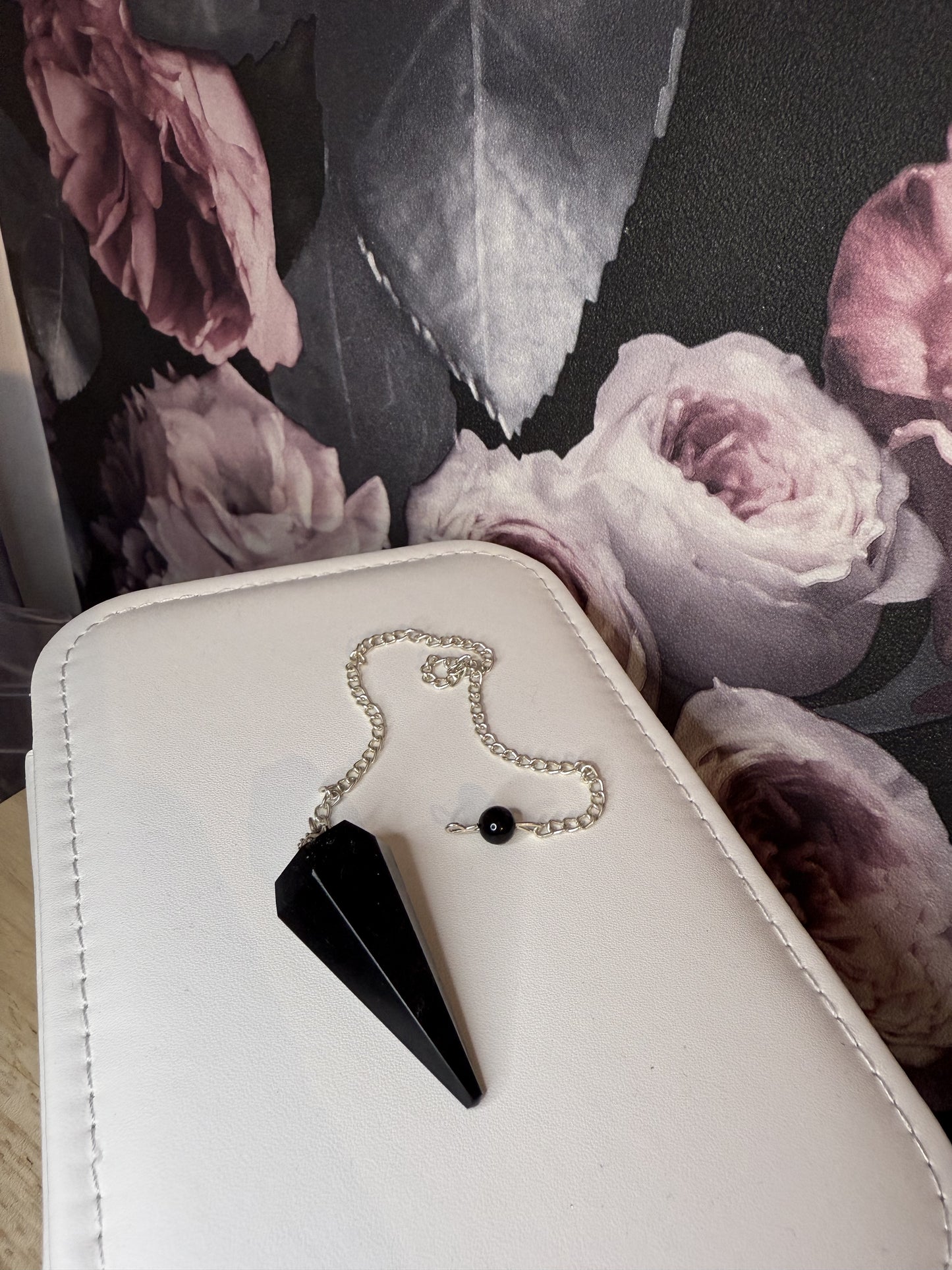 Pendule obsidienne noire