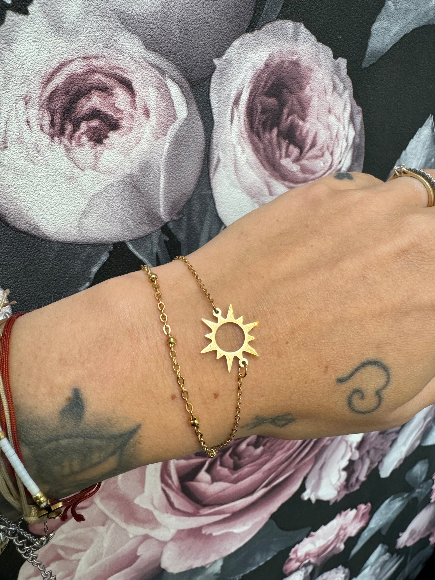 Bracelet soleil double rang
