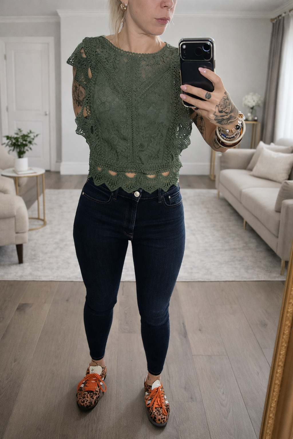 ✨ Top Alba Kaki — élégance naturelle & féminité moderne 💚