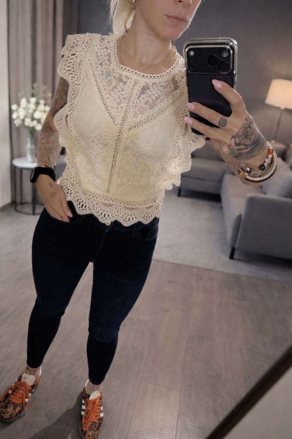 ✨ Top Alba Beige — élégance douce & féminité intemporelle 🤍