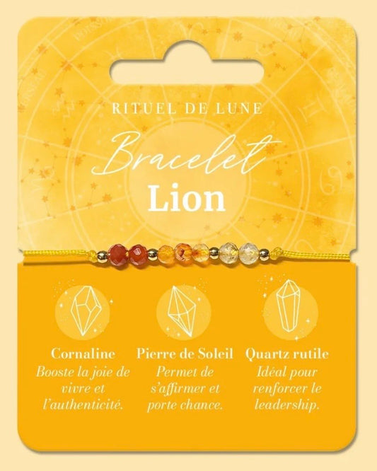 Bracelet astro lion