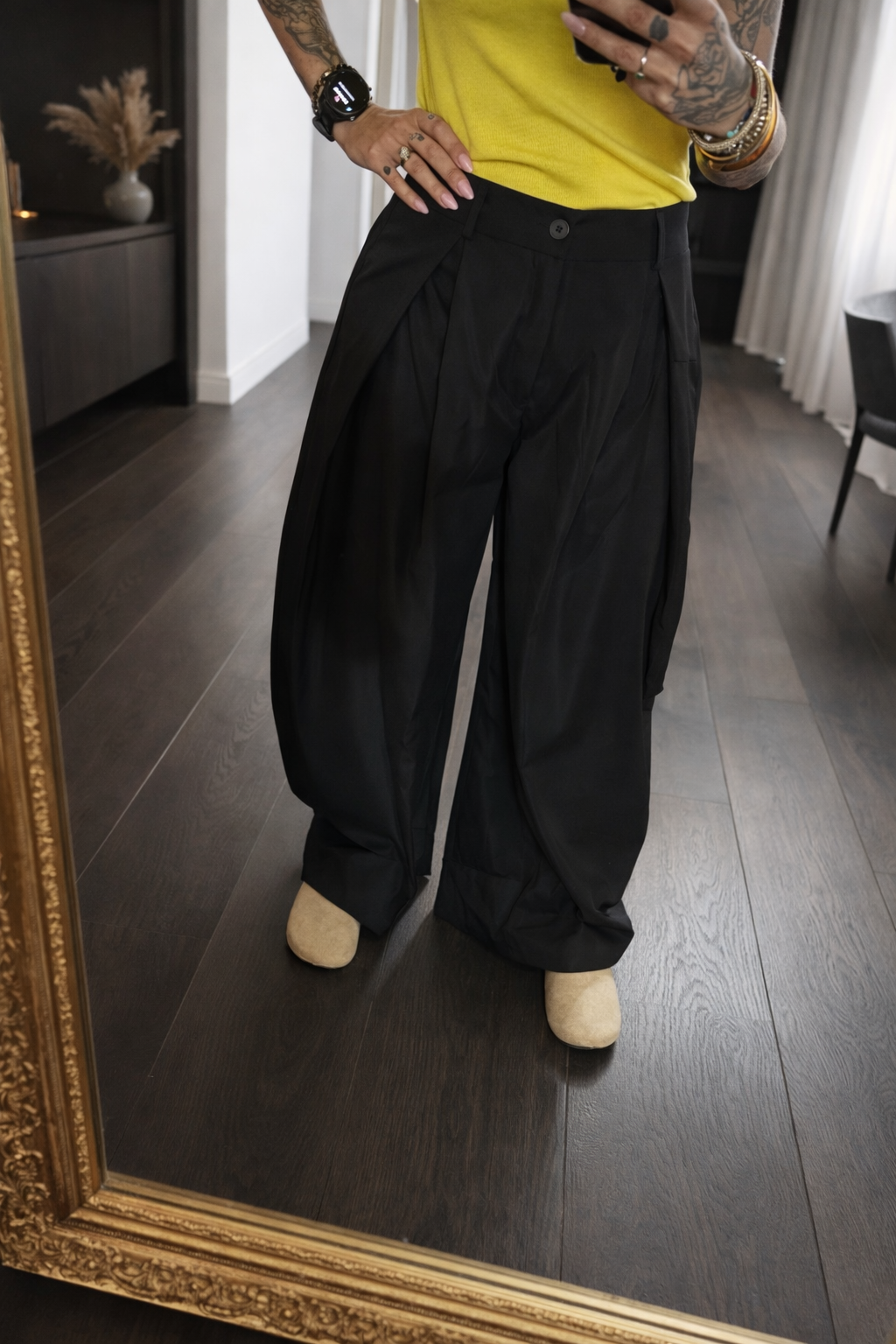 ✨ Pantalon Loukas Noir — enfin la longueur parfaite 🖤 spécial petites