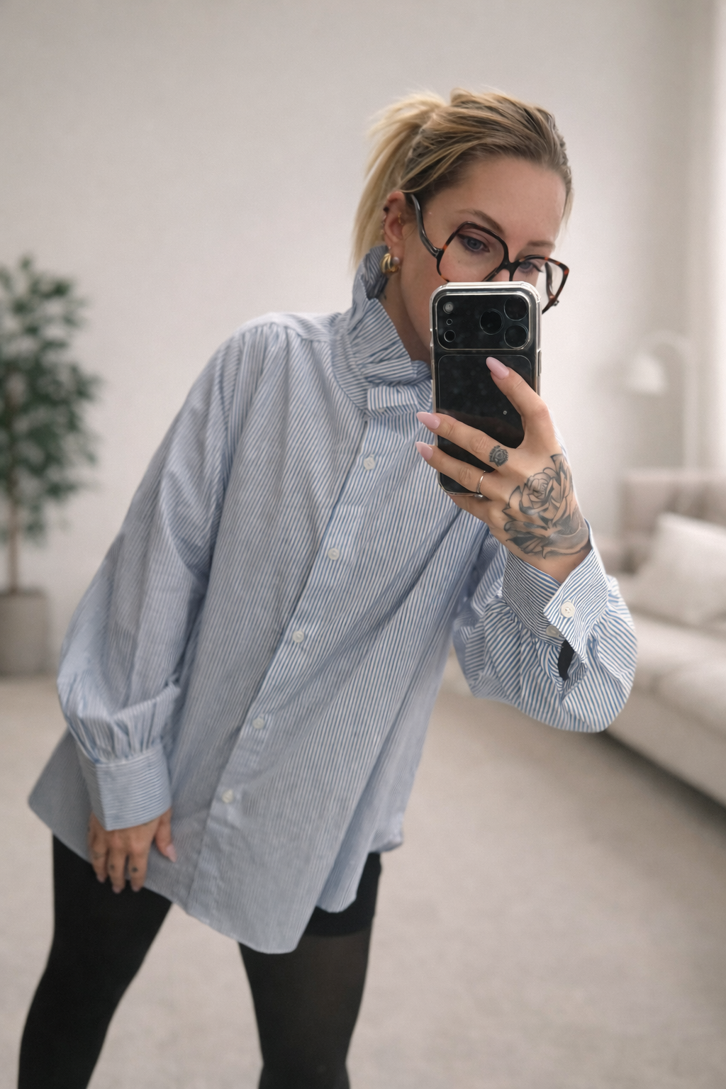 ✨ Chemise Claudie — élégance romantique & style affirmé 💙