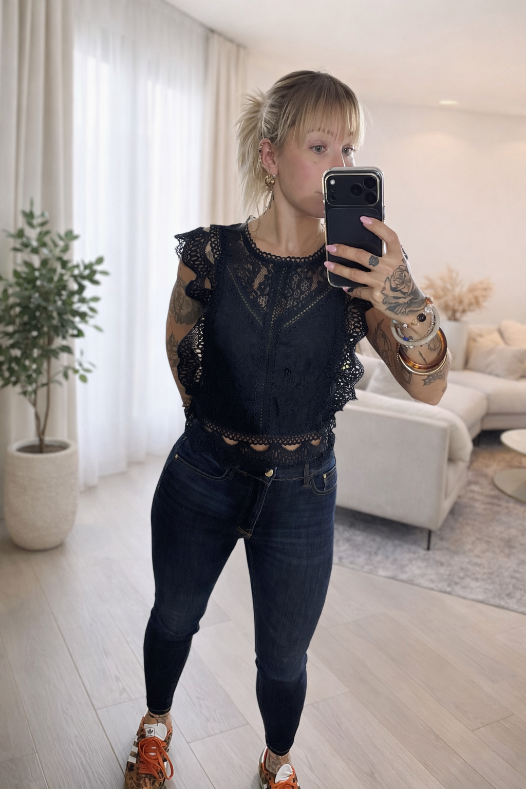 ✨ Top Alba Bleu Marine — élégance raffinée & féminité 💙