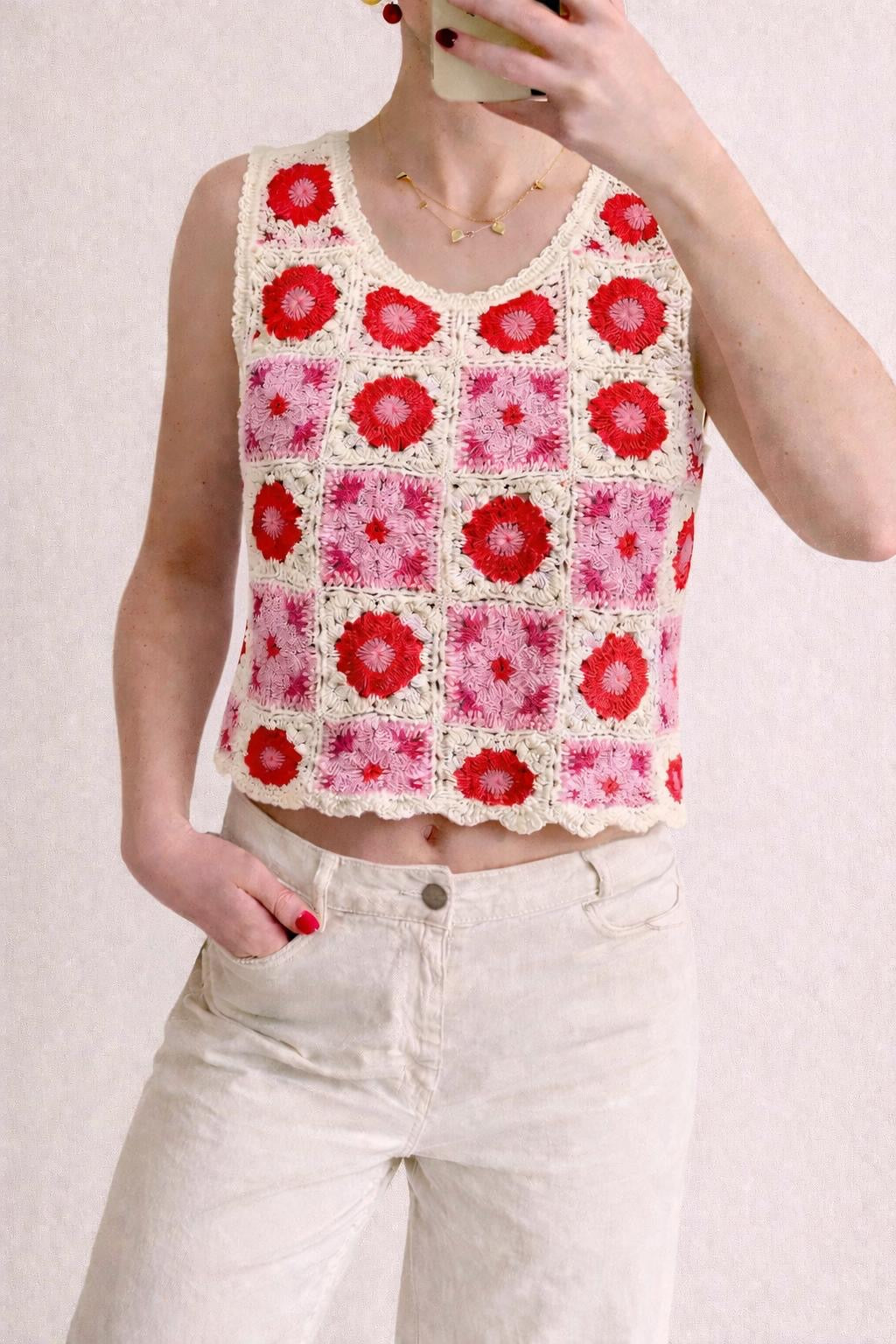 Top en crochet Capucine