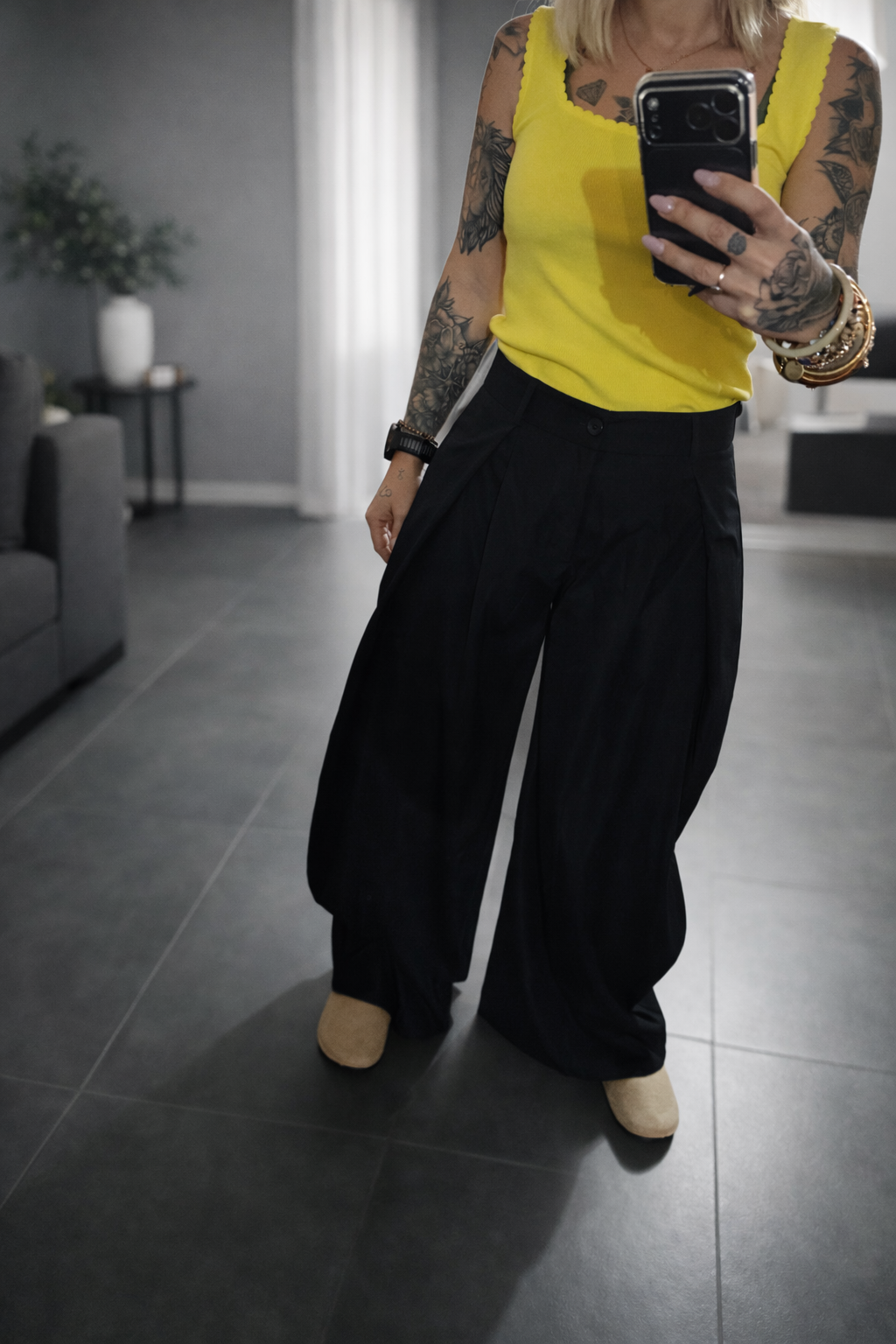 ✨ Pantalon Loukas Noir — enfin la longueur parfaite 🖤 spécial petites