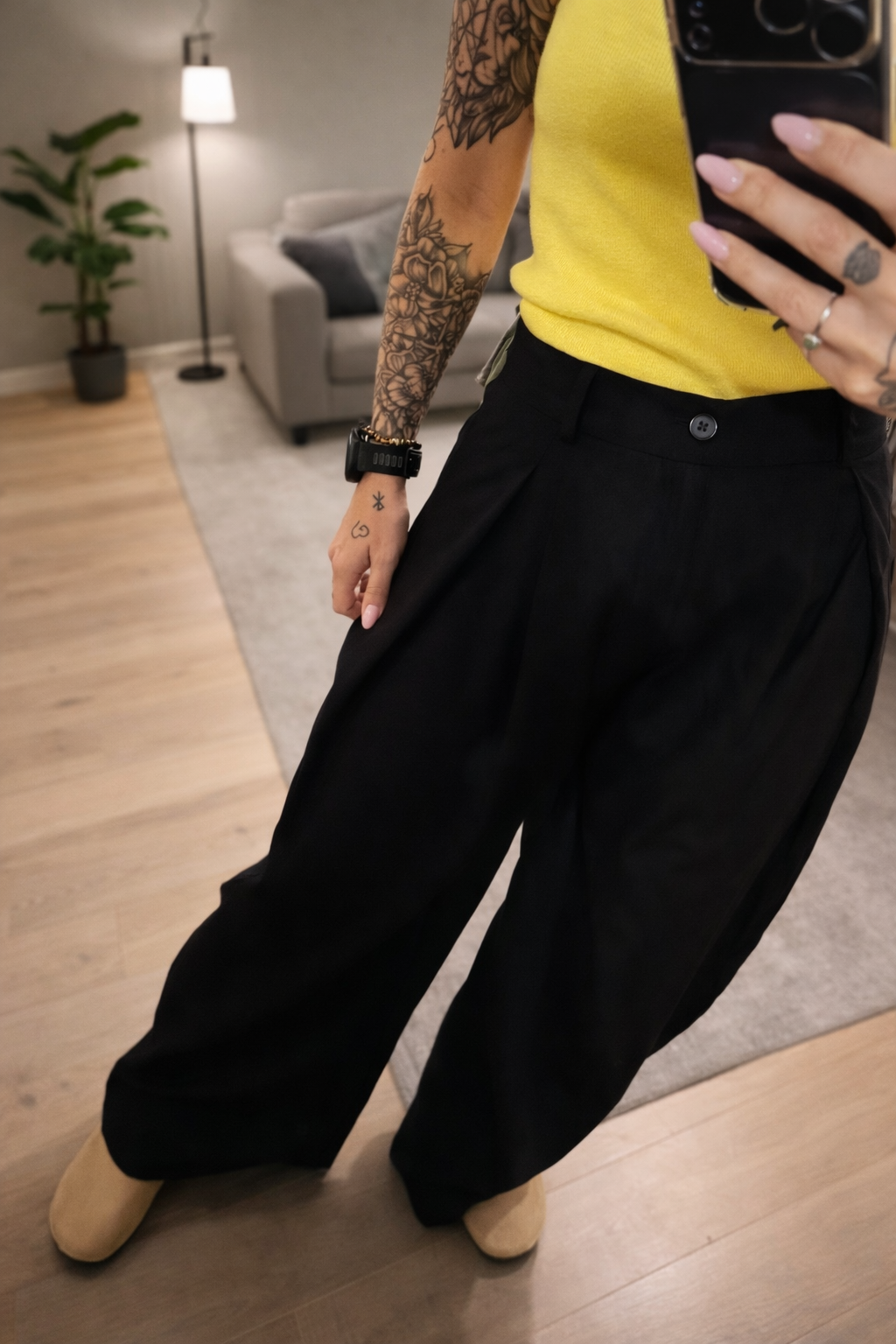 ✨ Pantalon Loukas Noir — enfin la longueur parfaite 🖤 spécial petites