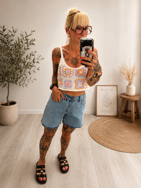✨ Short Richard en Jean — l’indispensable stylé de l’été 💙