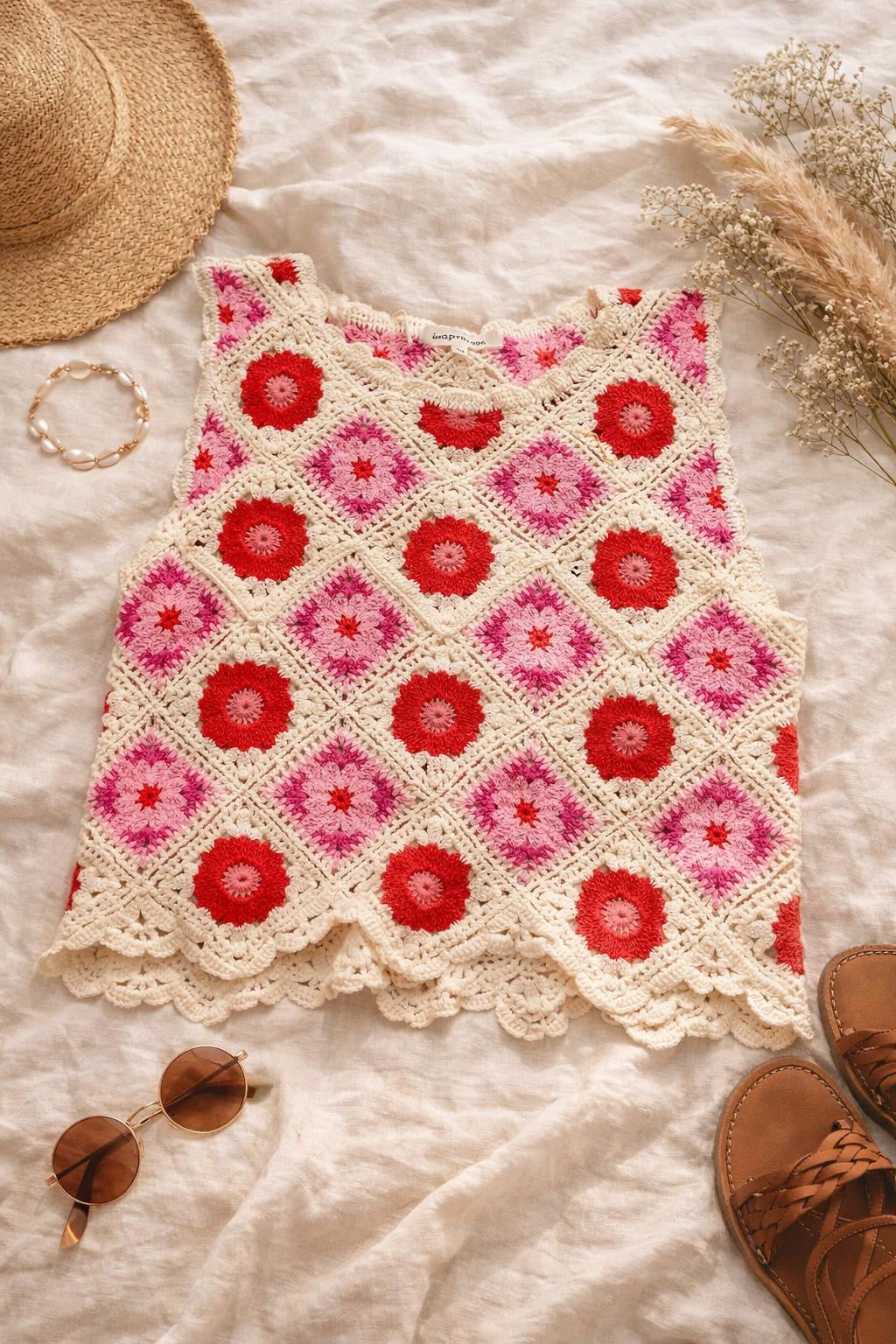 Top en crochet Capucine