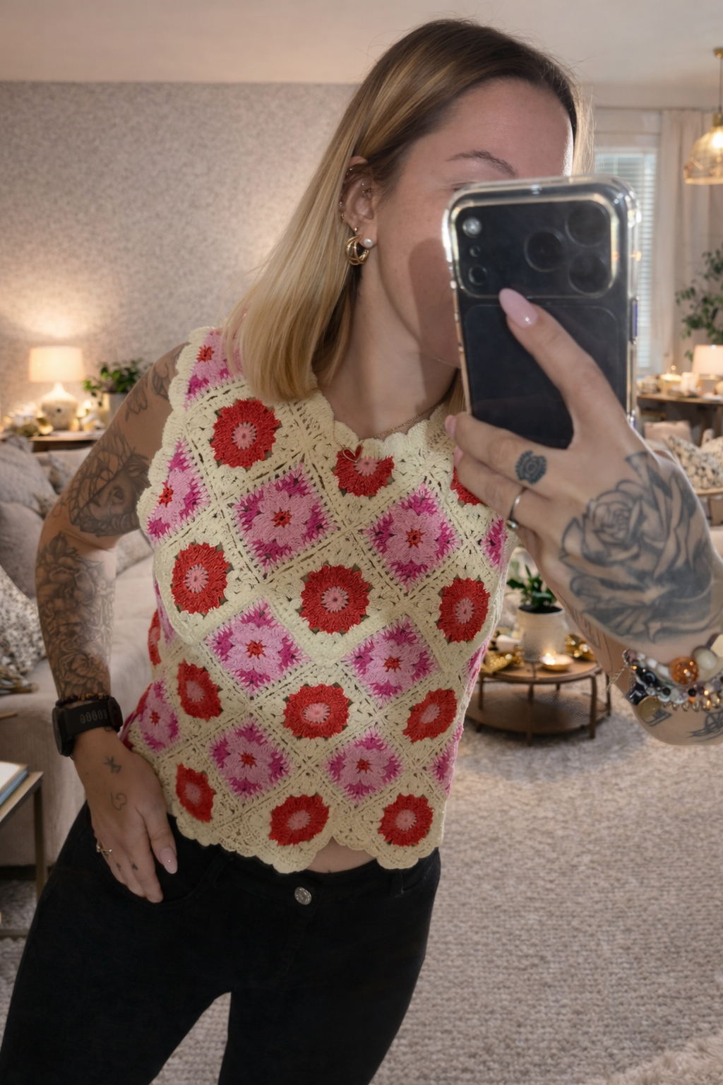 Top en crochet Capucine