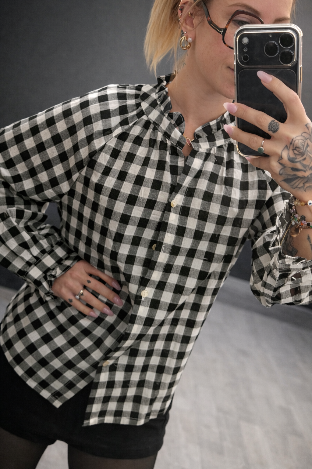 Chemise Jack noire & blanche