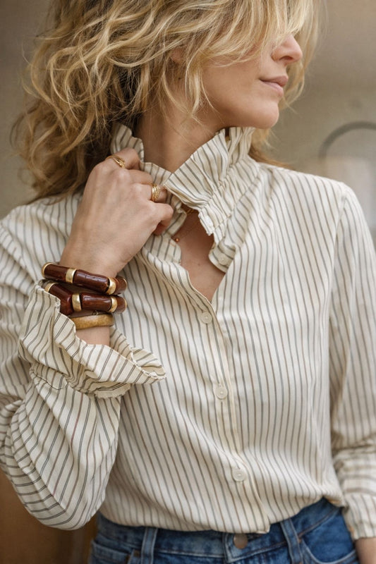 Chemise col victorien Sofia