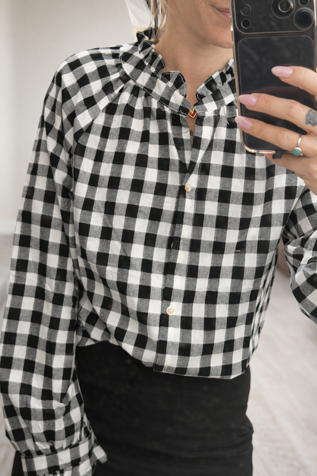 Chemise Jack noire & blanche
