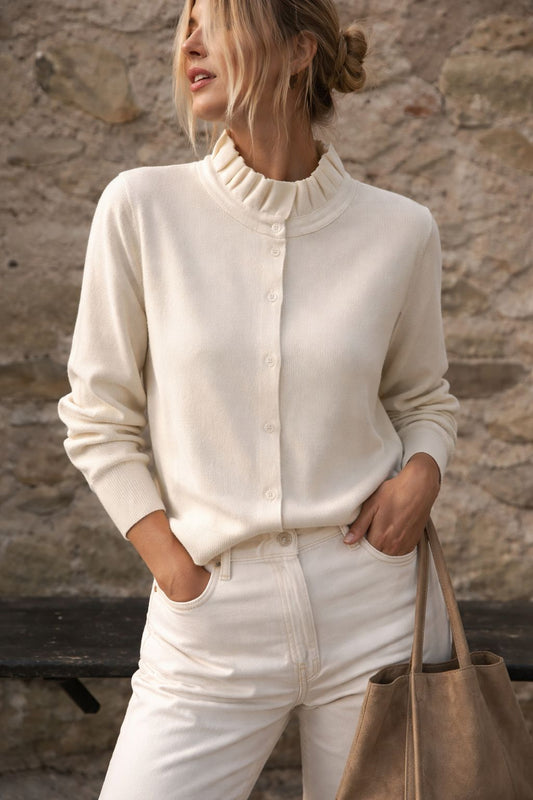 Cardigan Mélissa - blanc