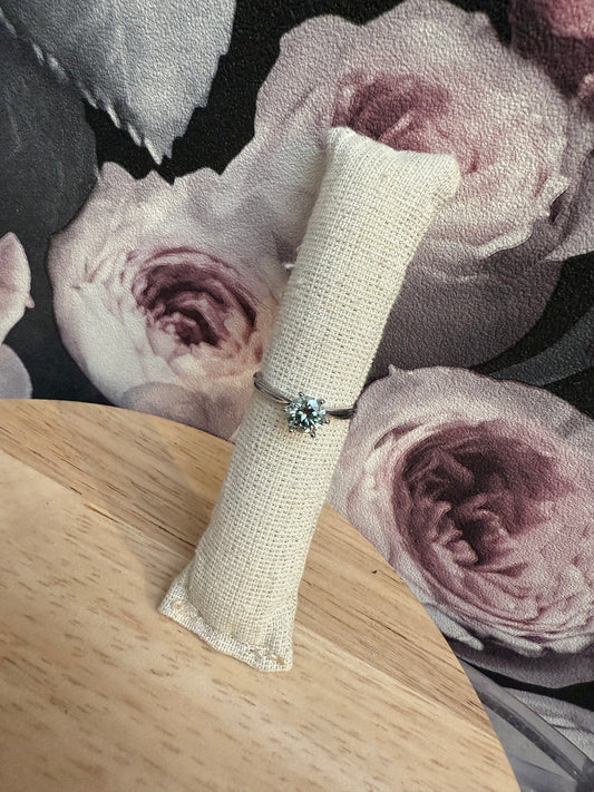 Bague en cuivre moissanite