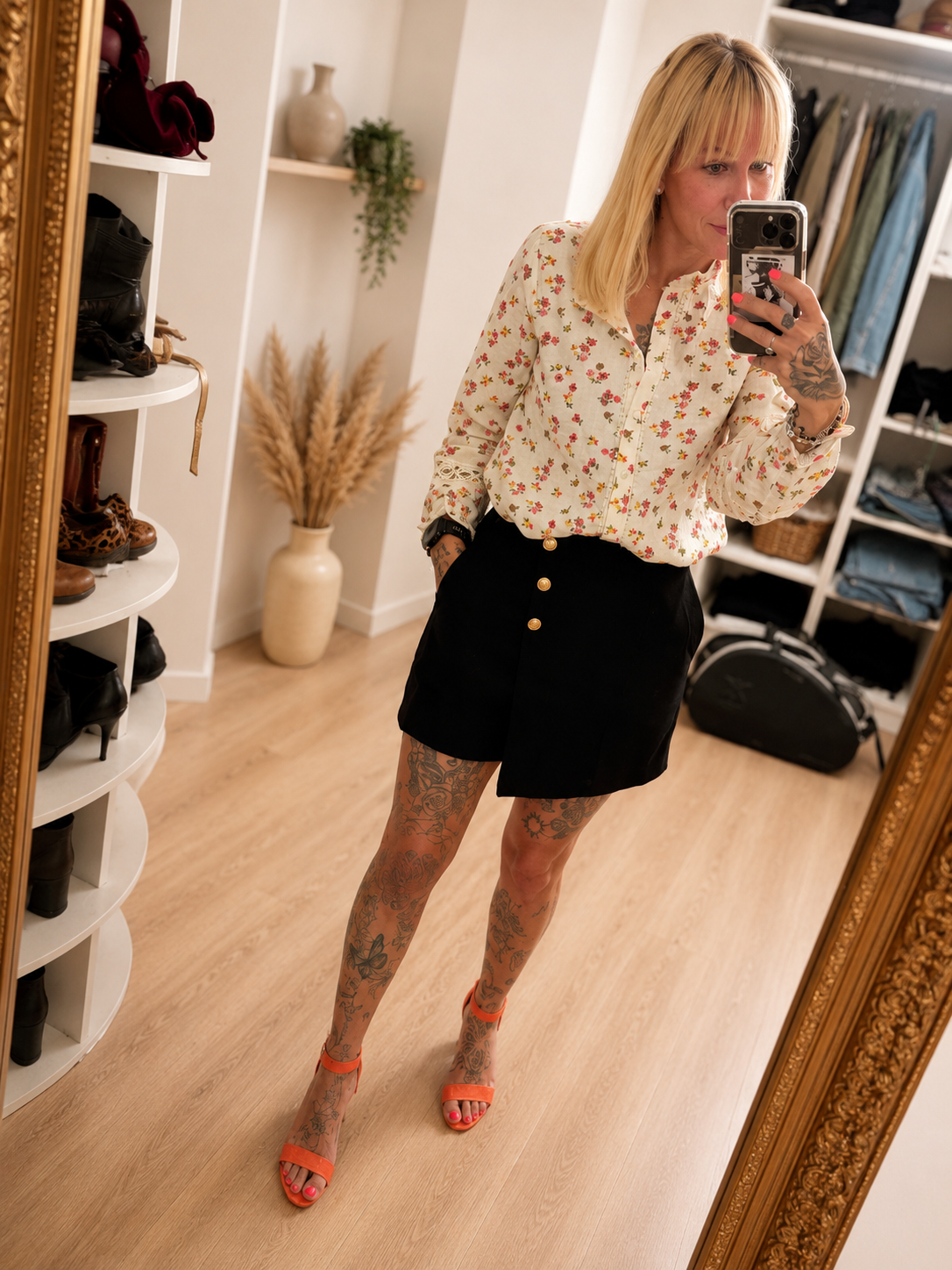 🌸 Blouse “Petite Fleur” Rebecca