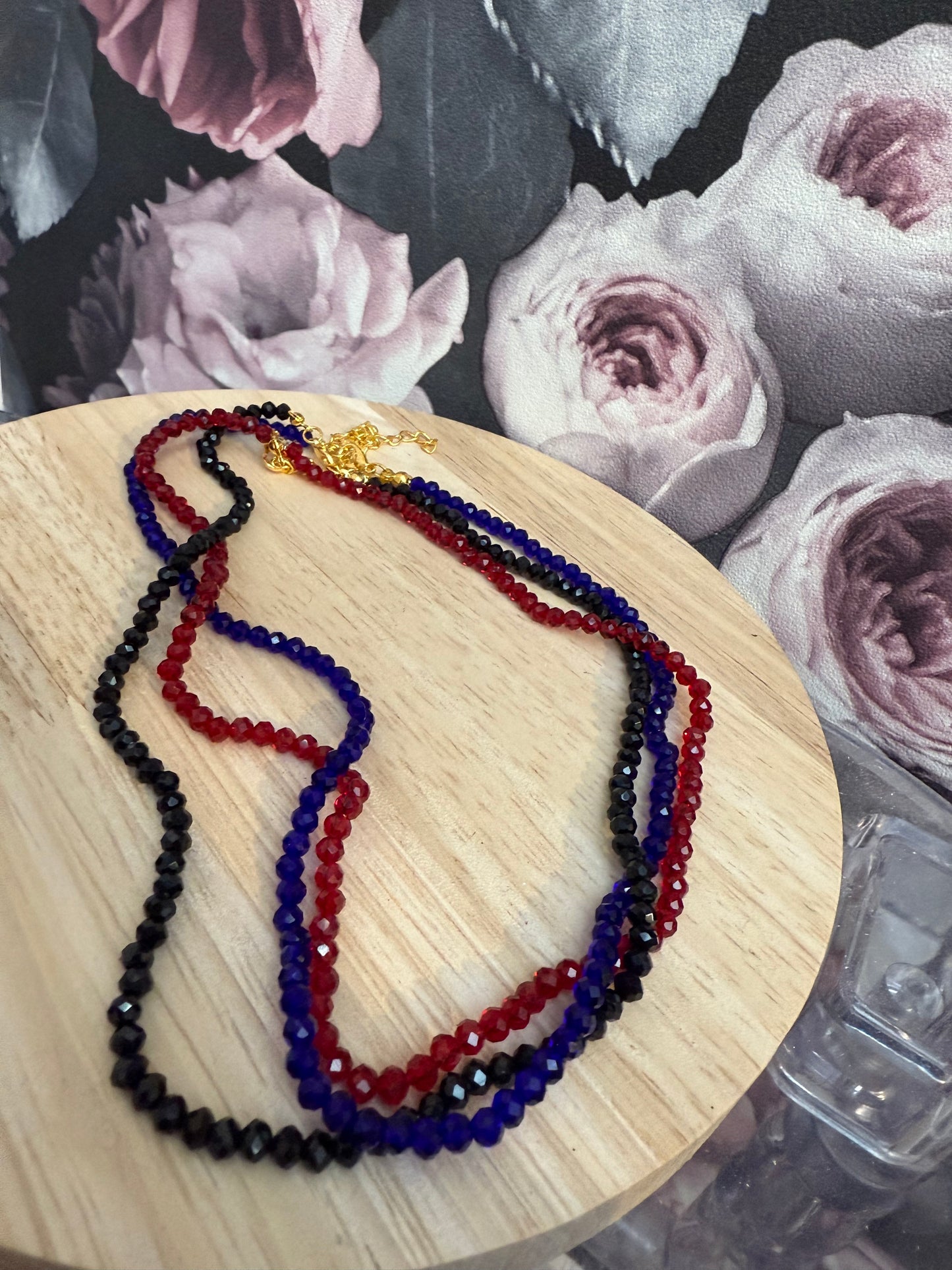 Collier de perles en couleur