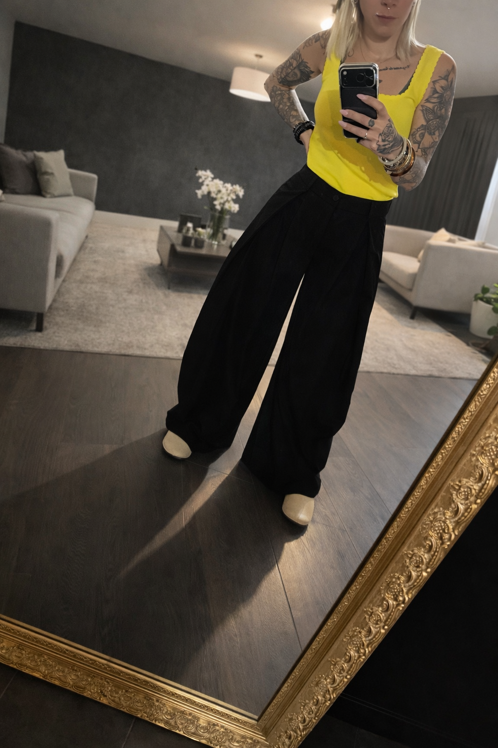✨ Pantalon Loukas Noir — enfin la longueur parfaite 🖤 spécial petites