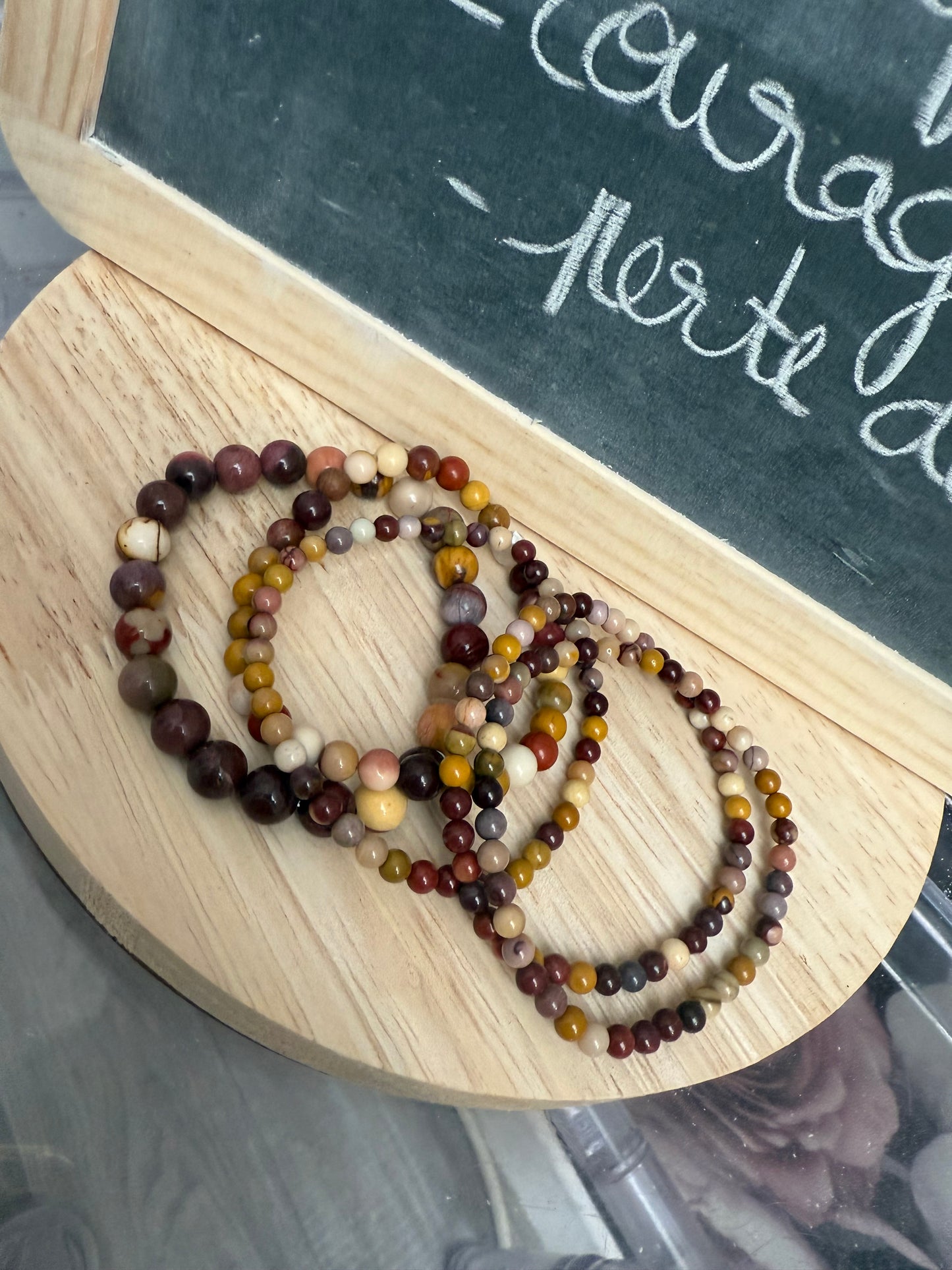 Bracelet jaspe mokaite