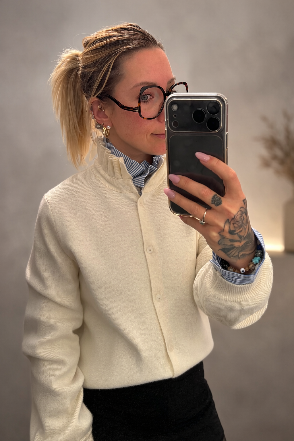 Cardigan Mélissa - blanc