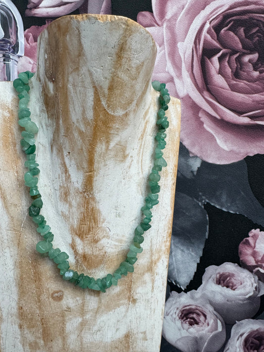 Collier aventurine rocaille